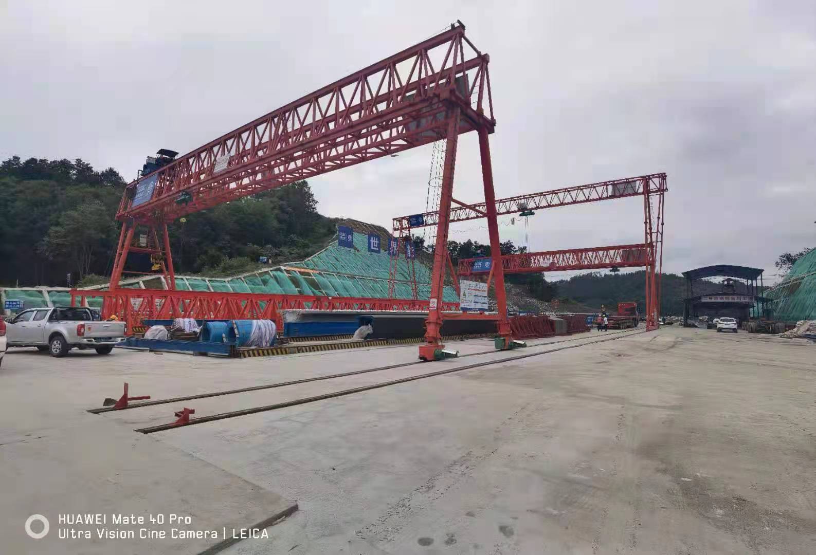 中國能建陜西項目MG95/10t-33m-10m、MH10t-38m-15m龍門吊